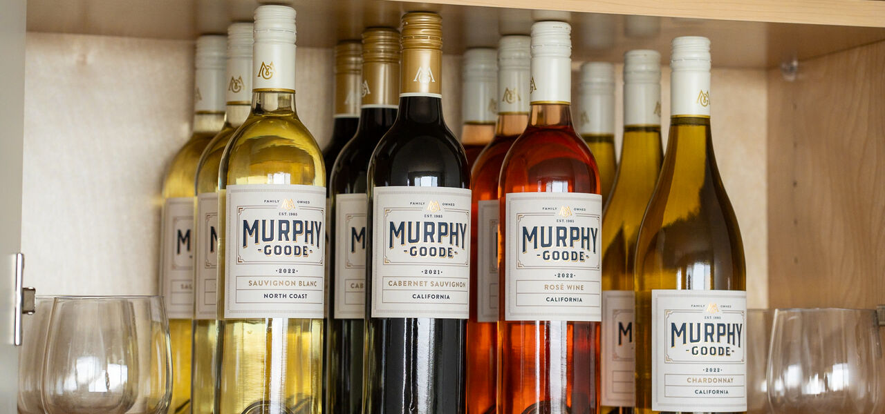 Lineup of Murphy-Goode wines